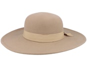 Wool Felt Flapper Camel Sun Hat