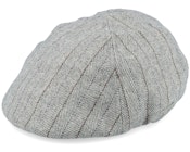 Woolmix Fabric Ivy Grey Flat Cap