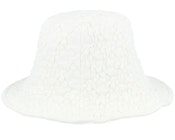 Fabric Quilted White Cloche