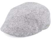 Fabric Smoke Grey Flat Cap