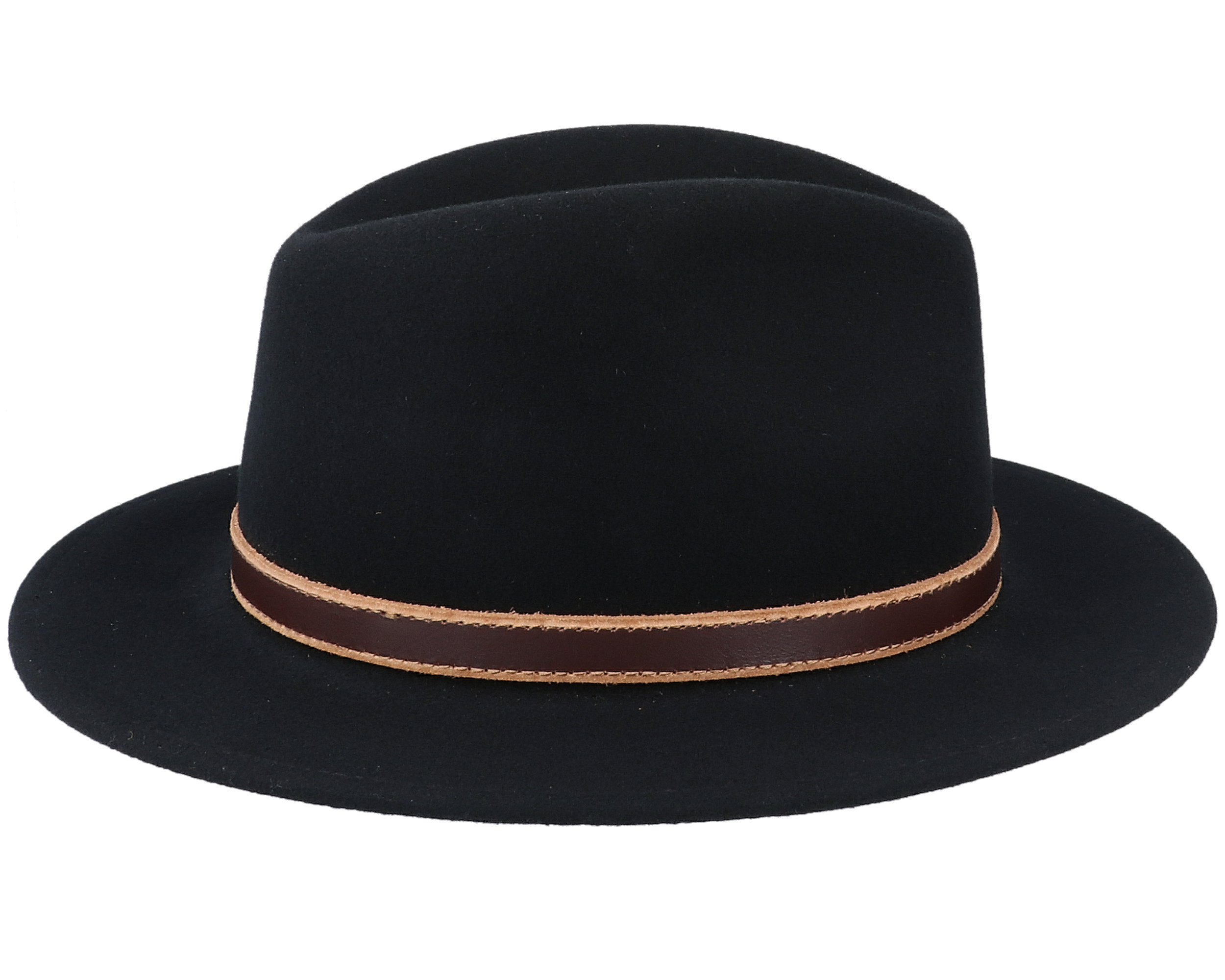 Fashion black tiller hat