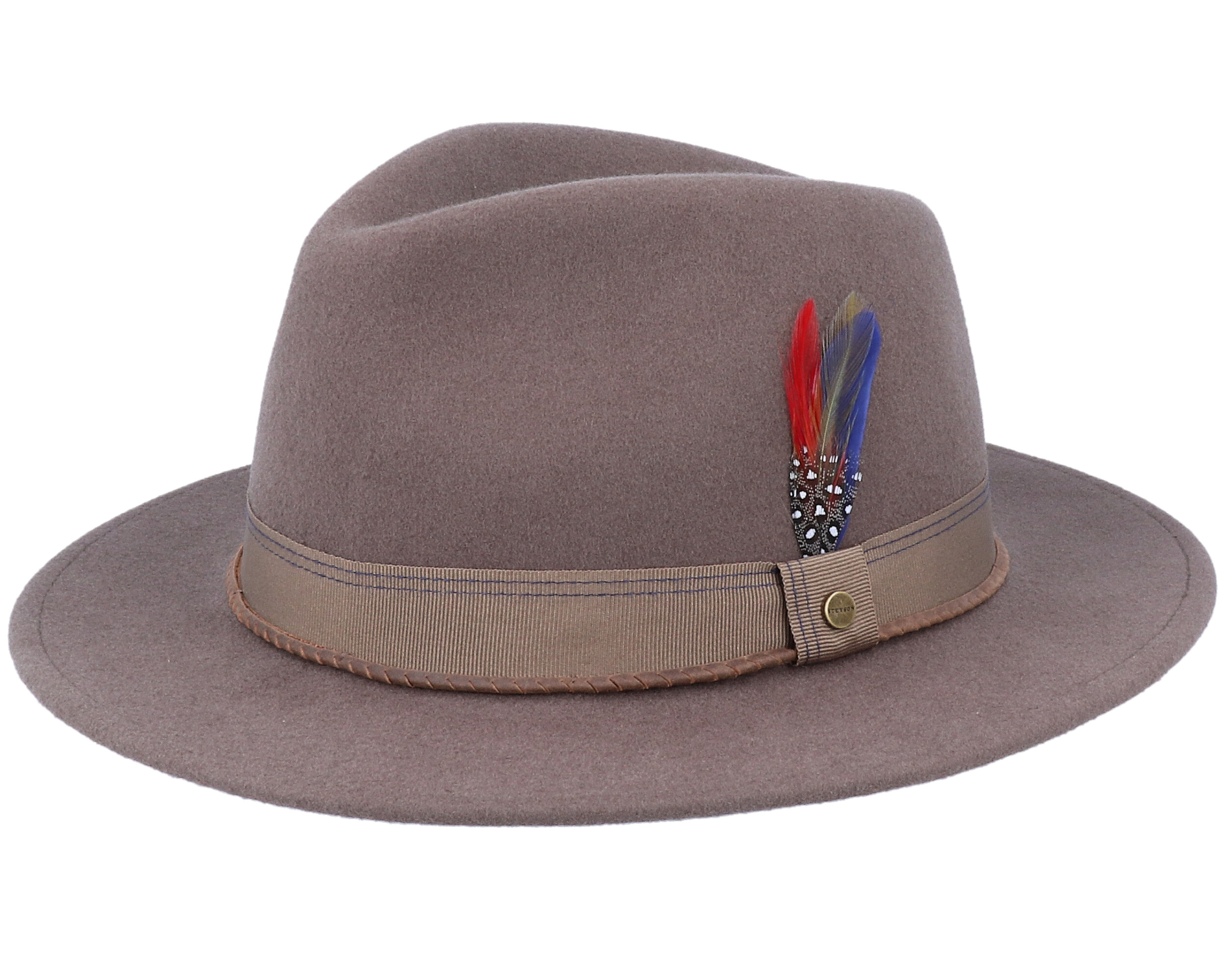 Stetson Wool Newark Traveller Hat in Brown for Men Mens Accessories Hats 