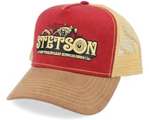 On The Road Red/Light Brown Trucker - Stetson