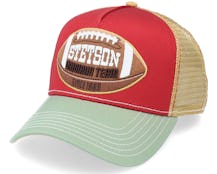 College Football Red/Wheat Trucker - Stetson