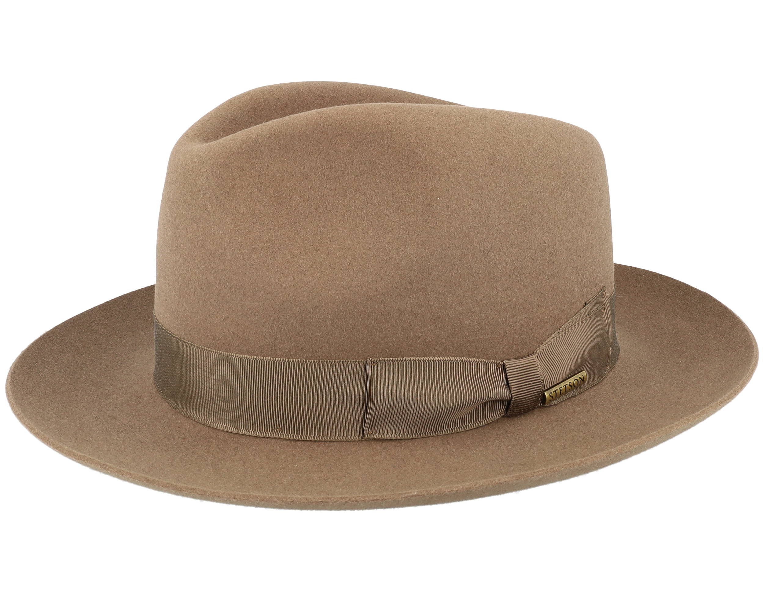 Furfelt Camel Fedora Stetson hat