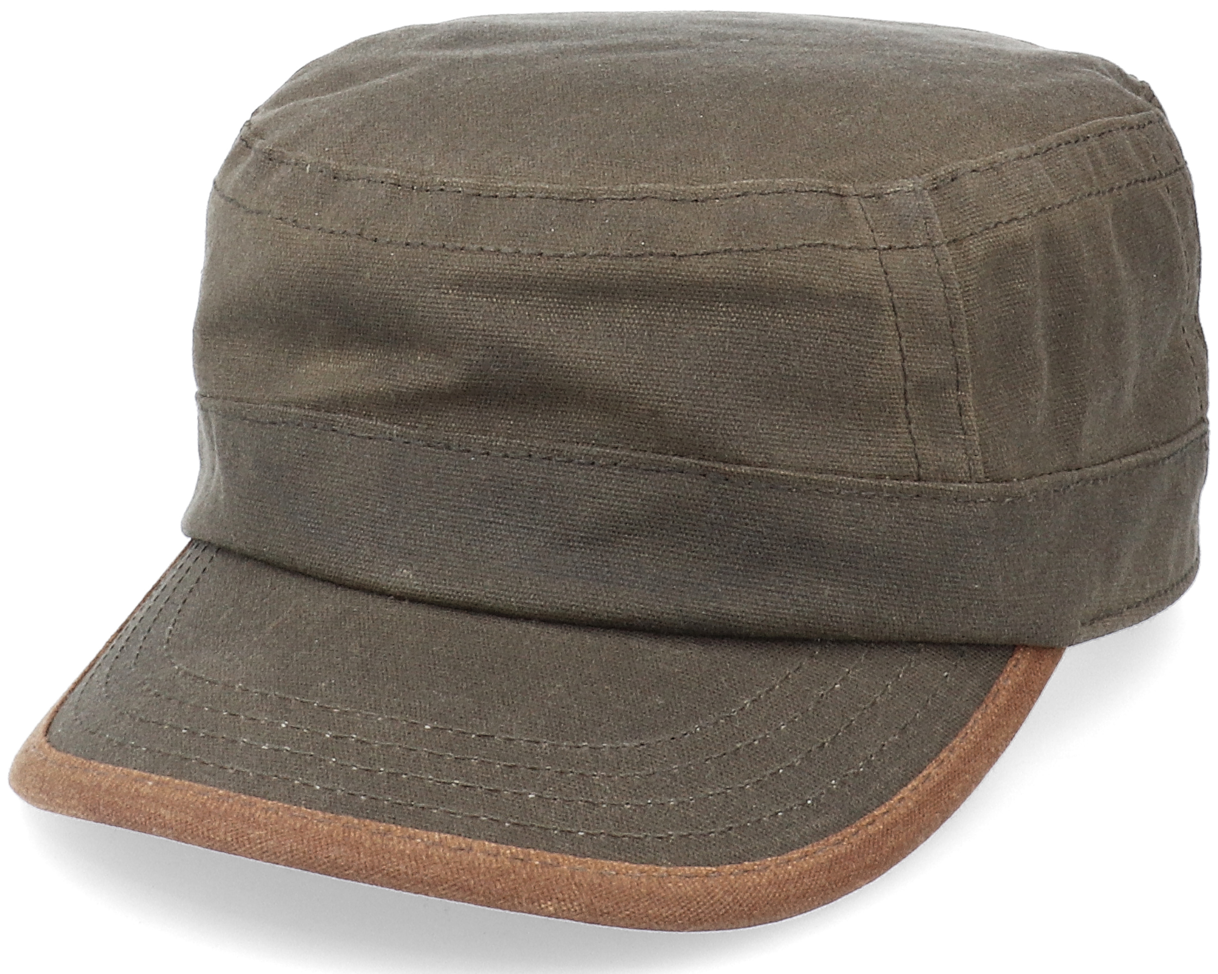 Vintage Wax-5-61 Olive Army - Stetson Cap | Hatstore.ch