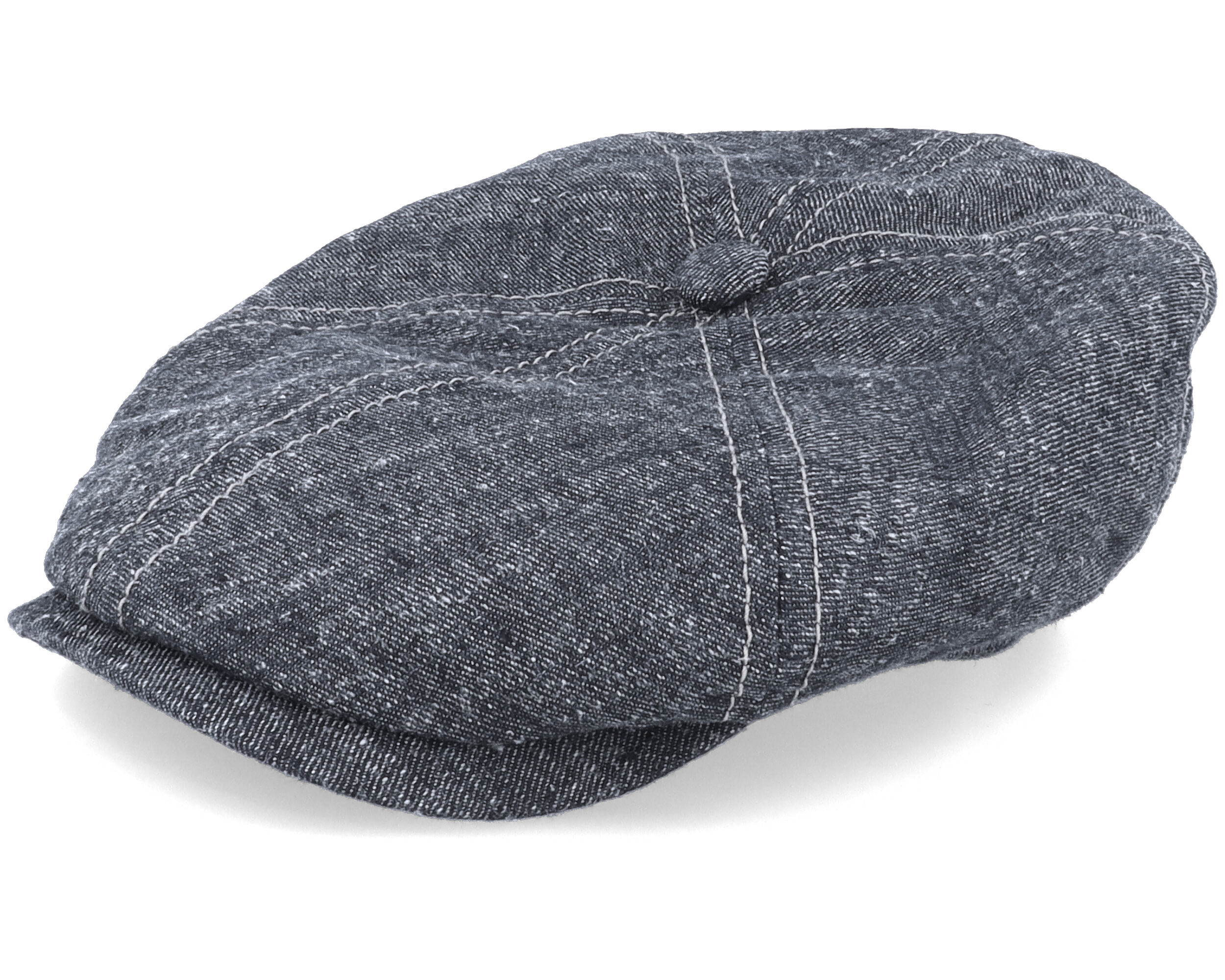 6Panel Cap Linen/Silk Denim Flat Cap Stetson cap
