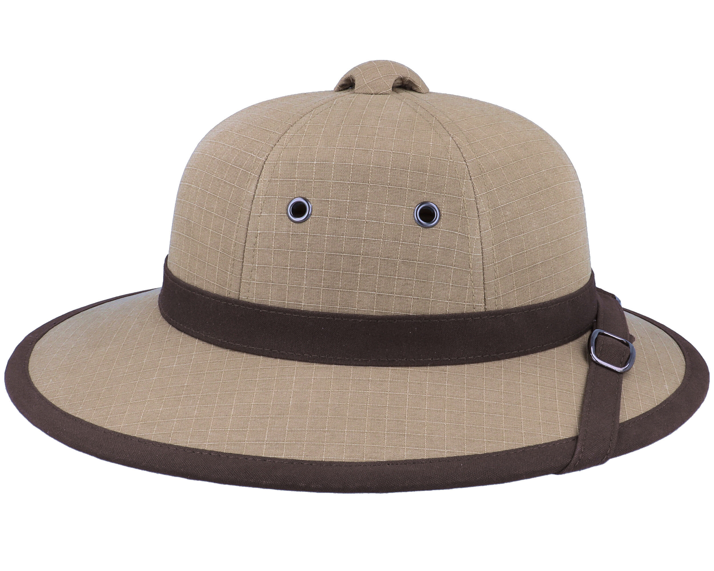 khaki pith helmet