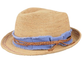Trilby Crochet Natural Straw Hat - Stetson