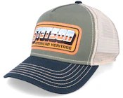 Kids Chrome Olive Trucker