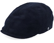 Duck Cap Corduroy Navy Flatcap