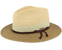 Traveller Toyo Beige/Brown Straw Hat - Stetson