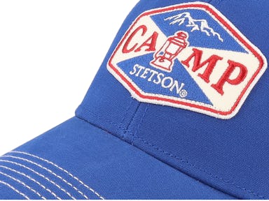 Baseball Cap Camp Blue Adjustable - Stetson - casquette