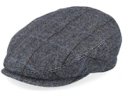 Kent Wool Charcoal Flatcap