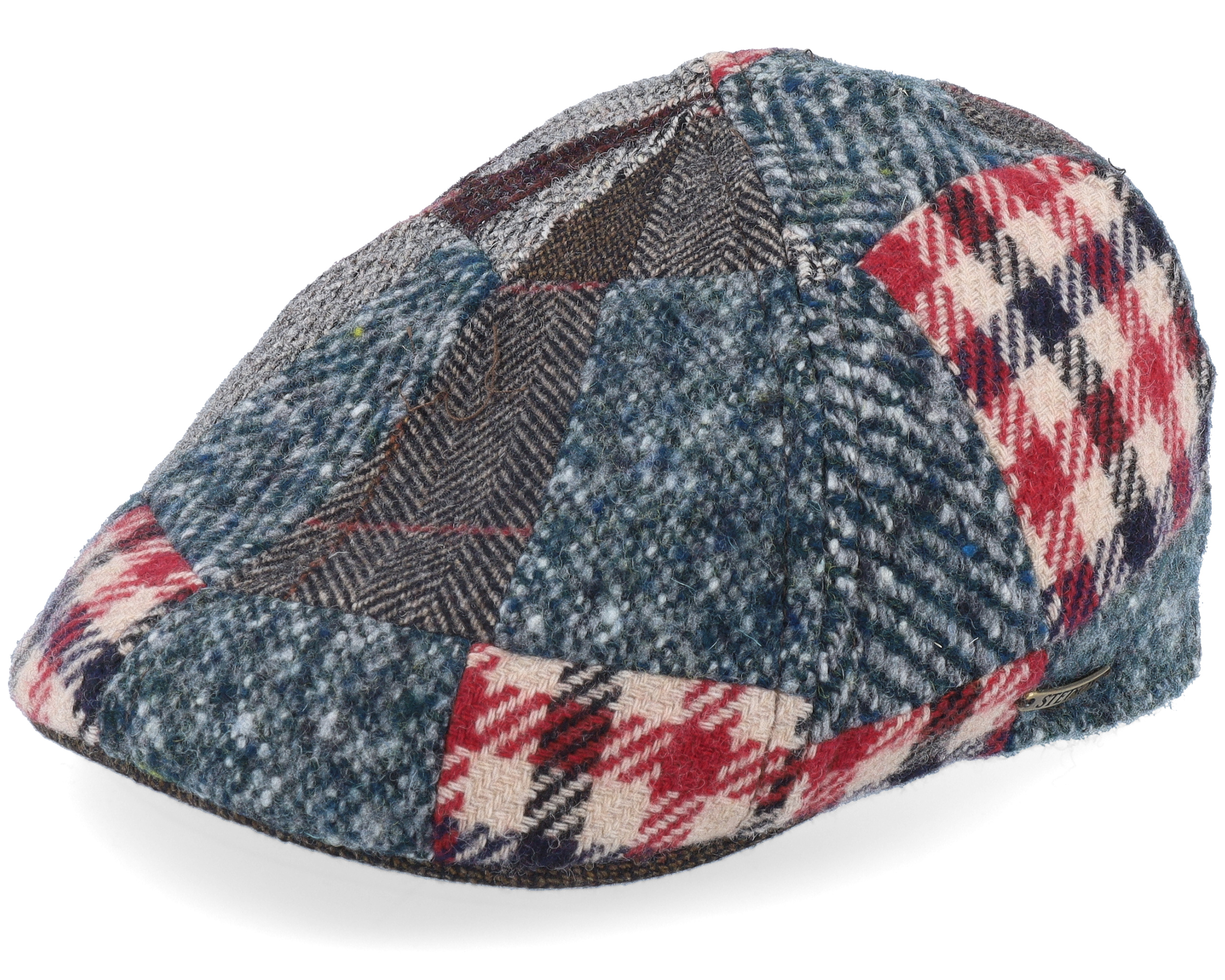 Texas Patchwork Multi Flat Cap