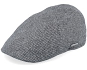 Texas Wool Anthracit/Black Flat Cap