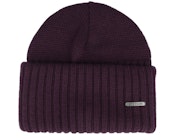 Beanie Merino Plum Cuff