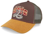 Don‘t Wake The Snake Brown/Honey A-frame Trucker