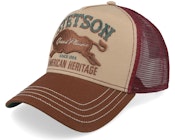 Great Plains Brown/Wine A-Frame Trucker
