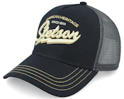 Big Size American Heritage Classic Black A-Frame Trucker