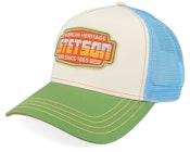 Lightning Green/Light Khaki Trucker
