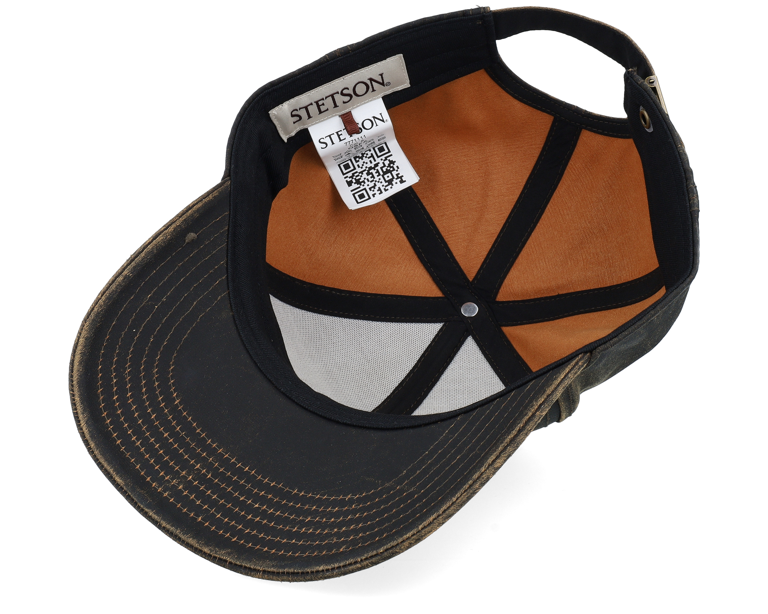 Baseball Cap Co/Pes Leather Patch Adjustable