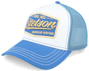 Big Size Vintage Sky Blue/White A-Frame Trucker