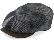 Hatteras Patchwork Multicolor Flat Cap