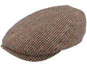 Ivy Wool Beige/Red/Blue Flat Cap