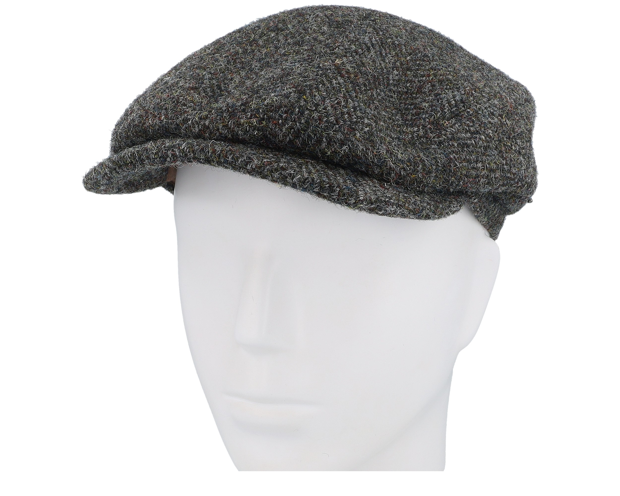 Driver Cap Herringbone Harris Tweed Flat Cap