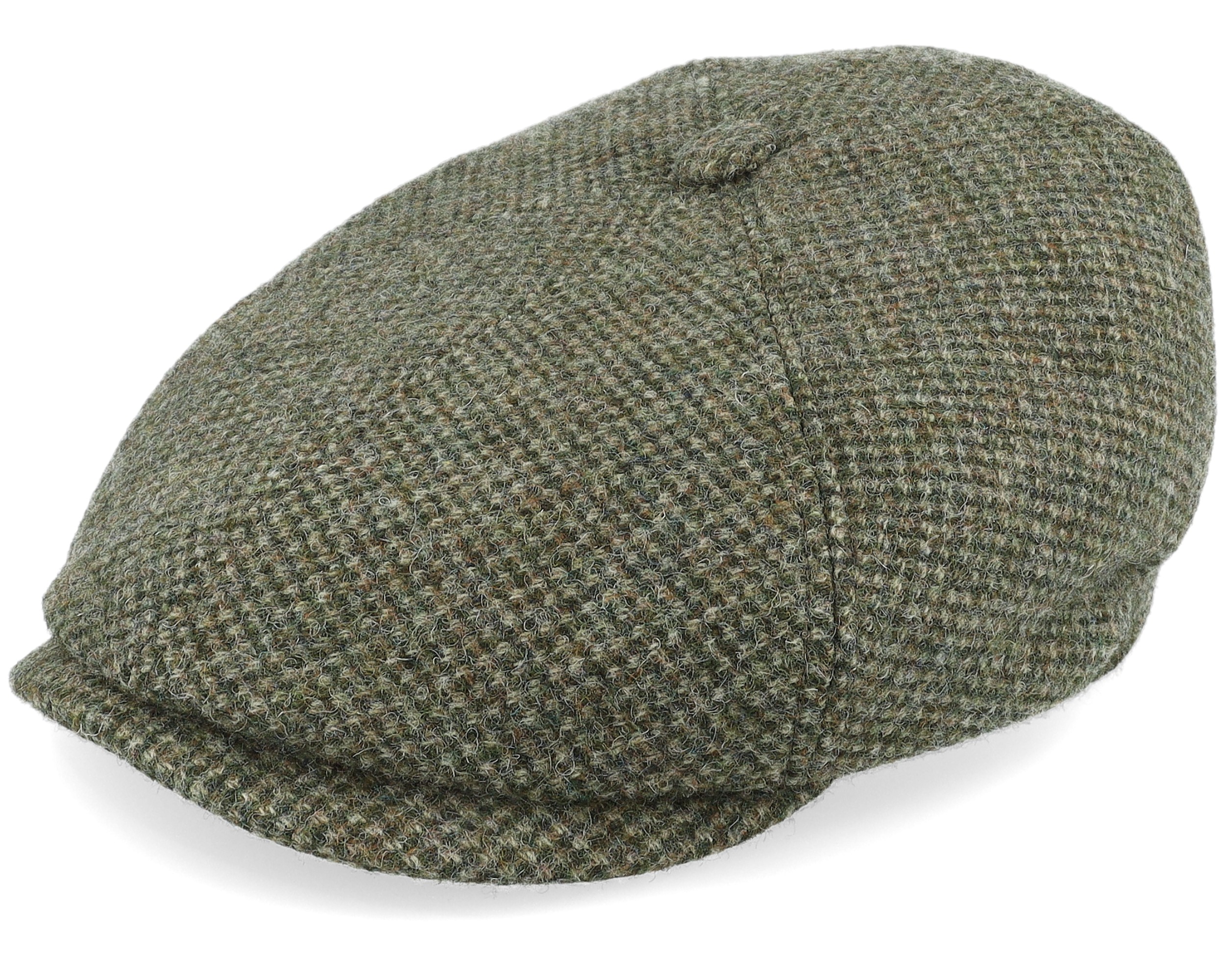 6-panel Cap Cotton Twill Military Olive Flat Cap