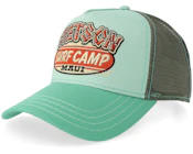 Surf Camp Green/Green A-frame Trucker