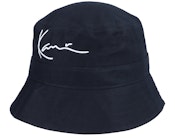 Signature Hat Black Bucket