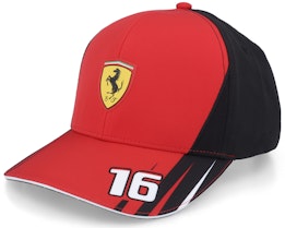 Kids Ferrari Leclerc Lc Red/Black Adjustable - Formula One