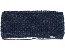 Highloft Knit Women Night Blue Headband - Jack Wolfskin