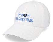 Cart Girl Hat White Adjustable