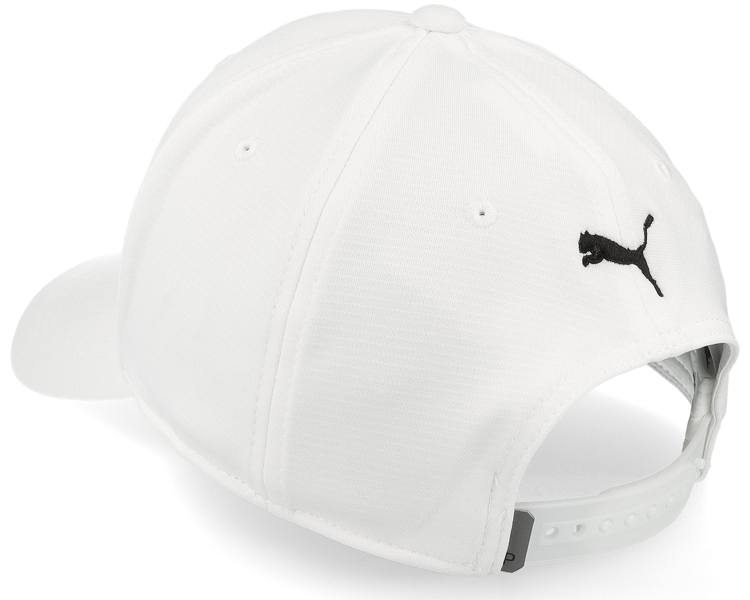 P Cap White Glow/Black Adjustable | Hatstore.co.in