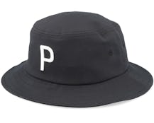 P Hat Black Bucket - Puma