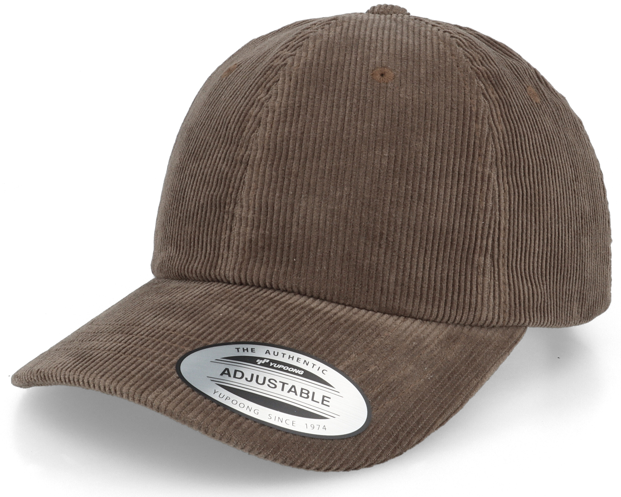 Corduroy Manchester Low Profile Toffee Dad Cap - Yupoong cap