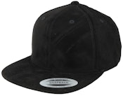 Black Suede Snapback