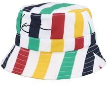 Signature Reversible Stripe Multicolor/Yellow Bucket - Karl Kani