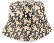 Signature Retro Logo Hat Sand/Black Bucket - Karl Kani