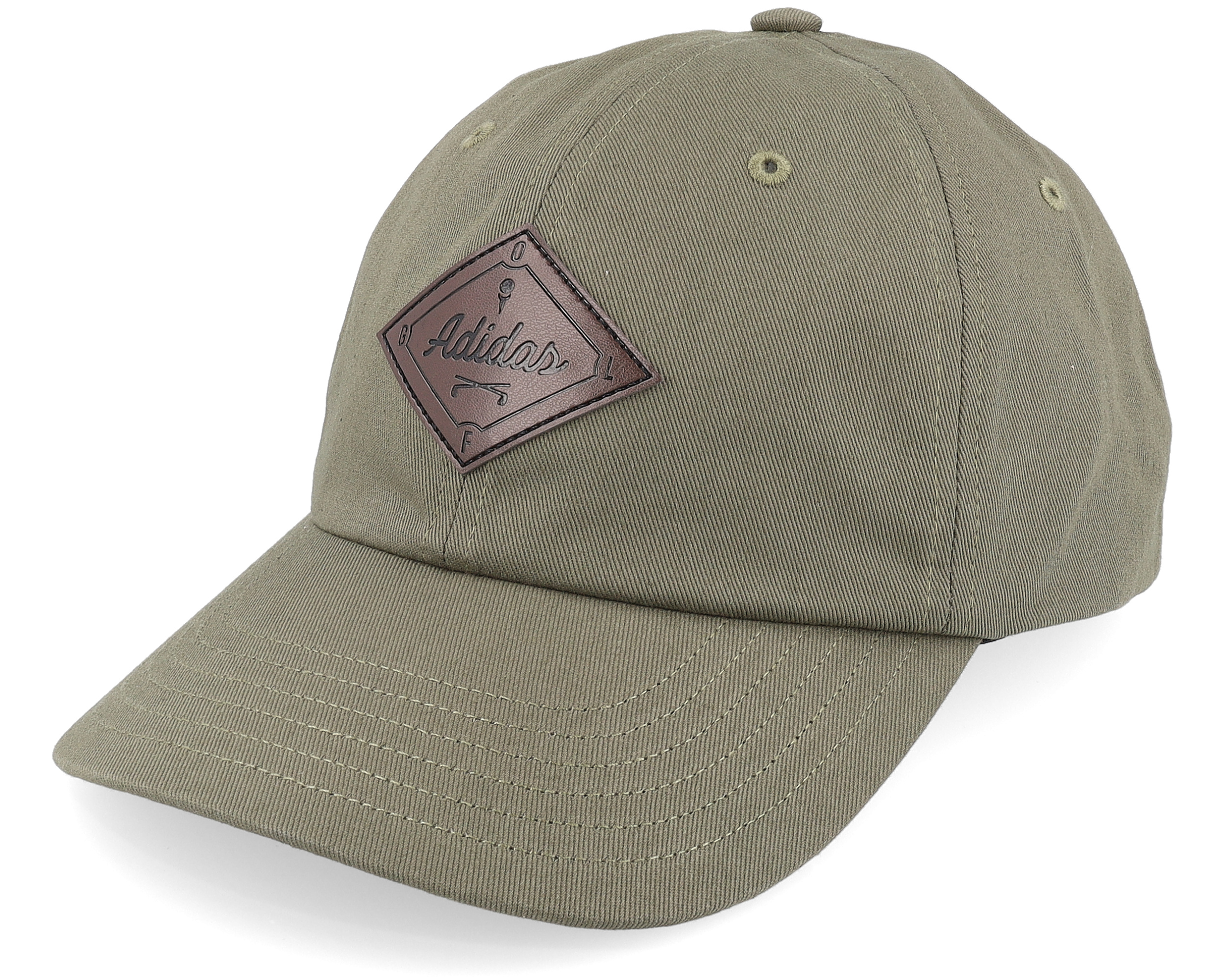 Clubhouse Hat Olive Strata Dad Cap - Adidas keps - Hatstore.se