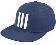 Tour Hat 3 Stripe Collegiate Navy Snapback - Adidas