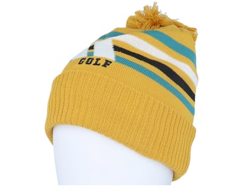 Beanie Preloved Yellow Pom - Main Image