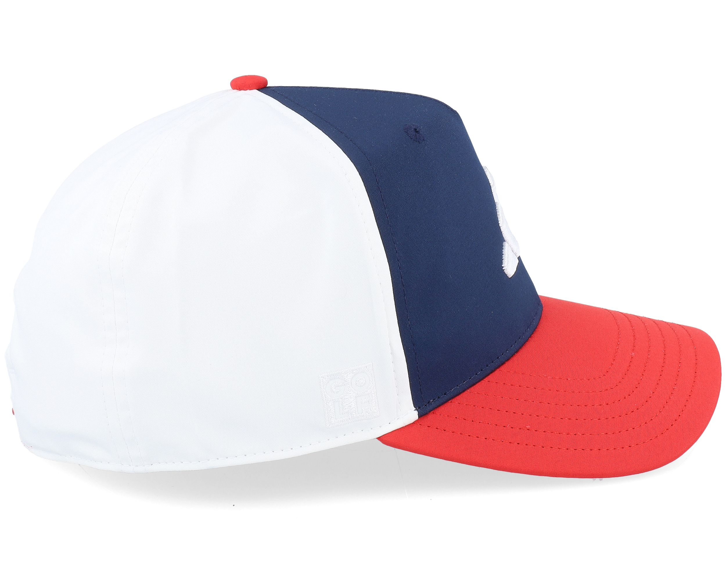 Colorblock Hat Collegiate Navy/Red/White A-Frame Adjustable