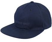 Waxed Canvas Collegiate Navy Strapback
