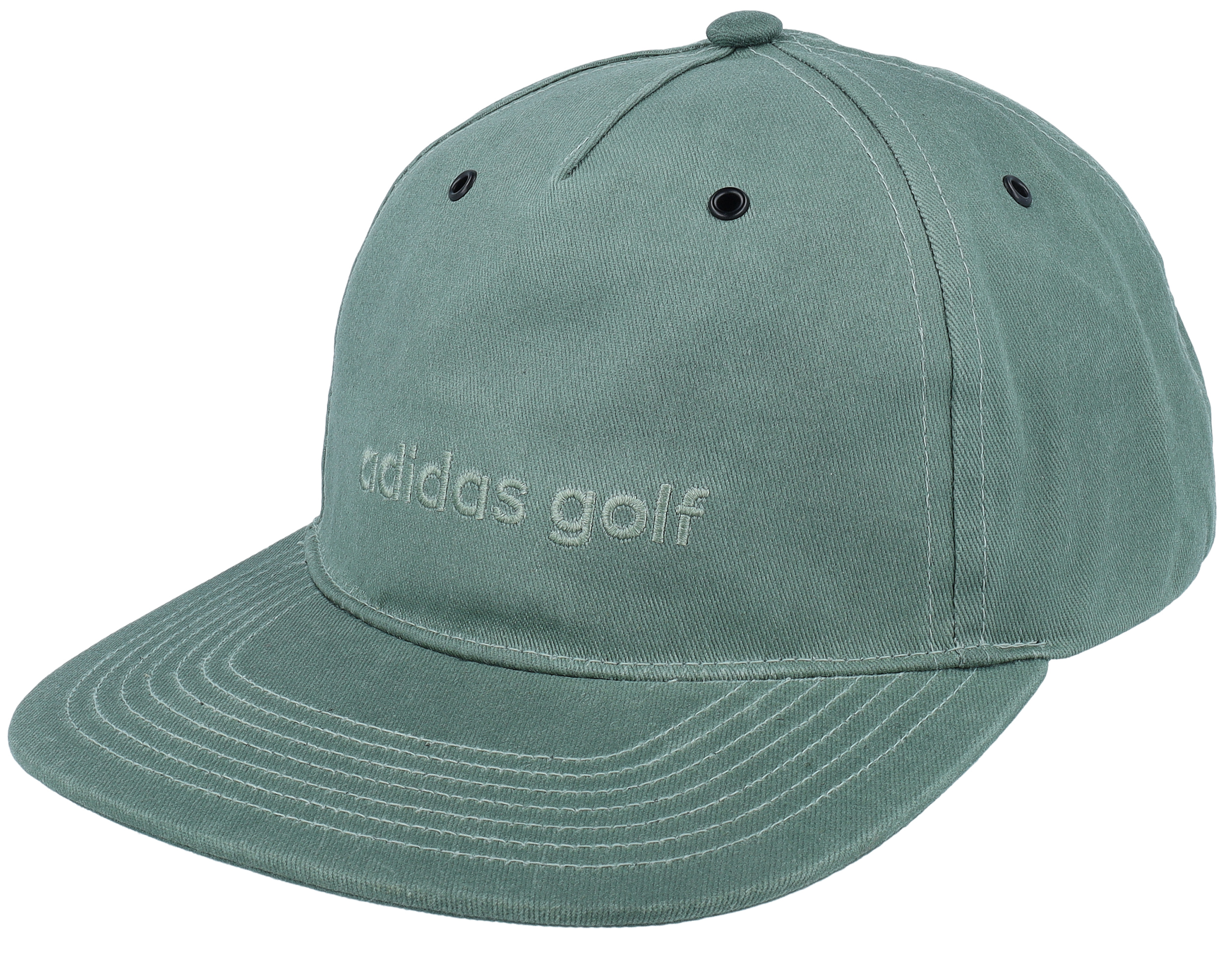 Women Waxed Canvas Silver Green Strapback