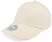 Essential Script Logo White Dad Cap