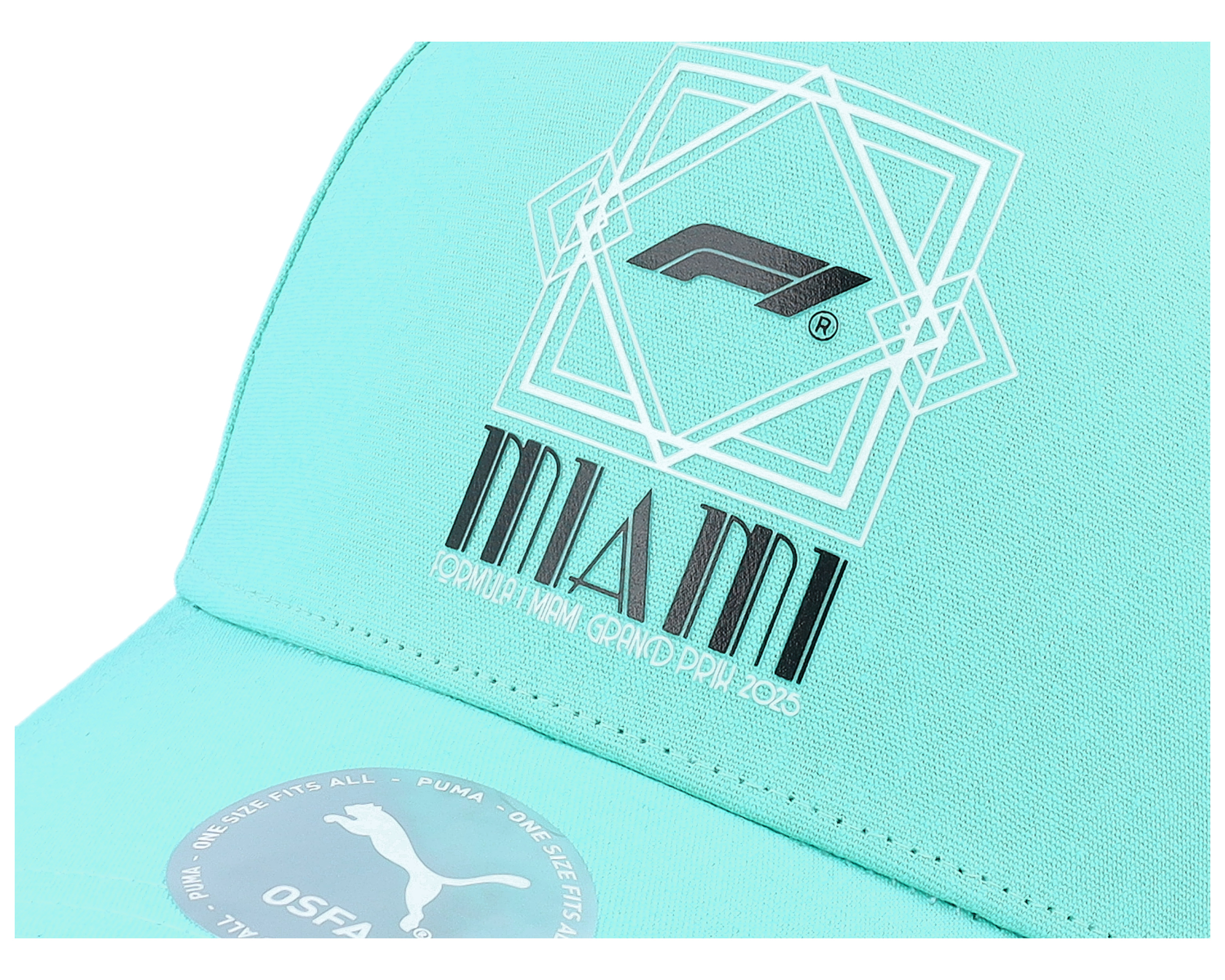 F1 Logo 25 Race Special Miami Aquatic Teal A-Frame Adjustable